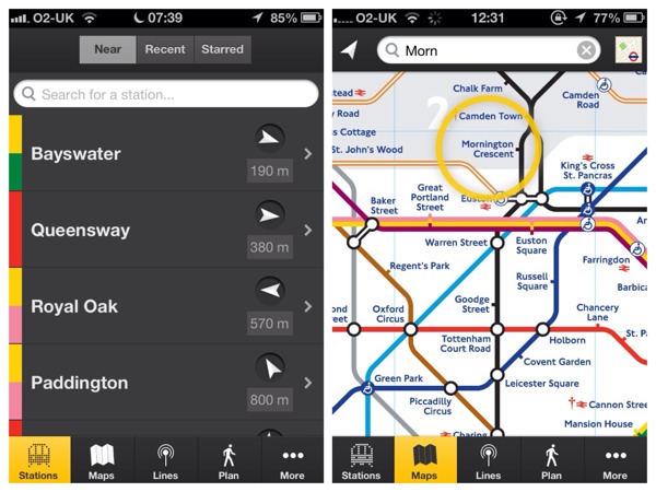 london tube apps tube tracker